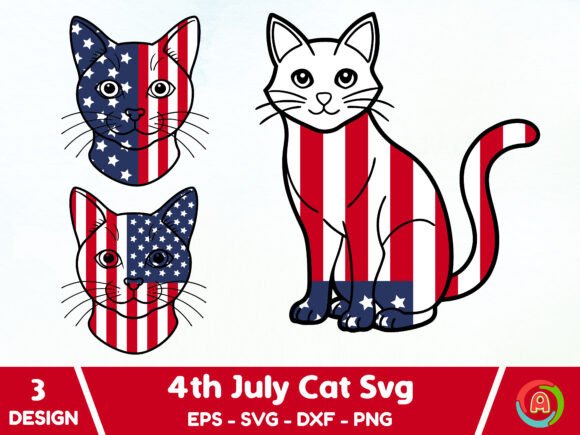 4th July Cat Svg Review for Embroidery Projects