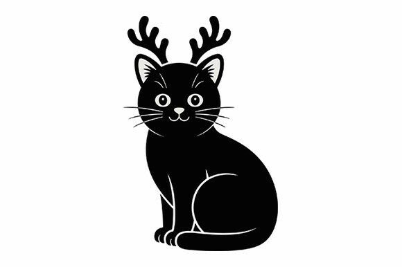 Christmas Reindeer Cat SVG Design Review