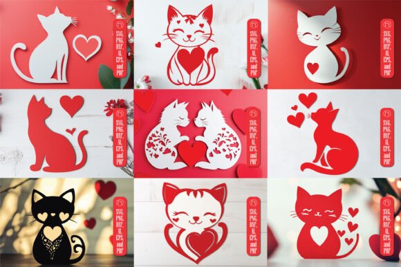 Cricut Valentine Cat SVG Cut File Bundle Review
