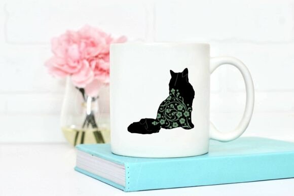 Floral Maine Coone Cat SVG Review