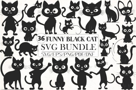 Funny Black Cat SVG Bundle Review