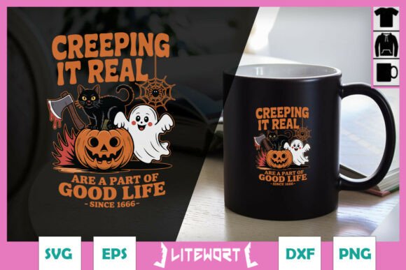 Halloween Retro Witchy Cat SVG Review