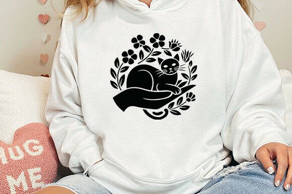 Hand Holding Cat Svg Review for Embroidery