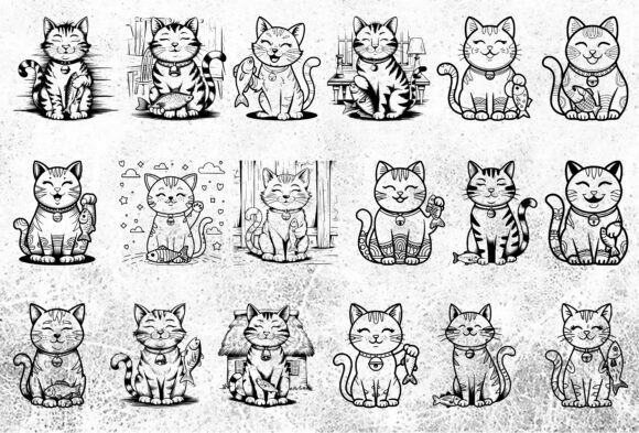 Maneki Neco Lucky Fortune Cat SVG Bundle Review