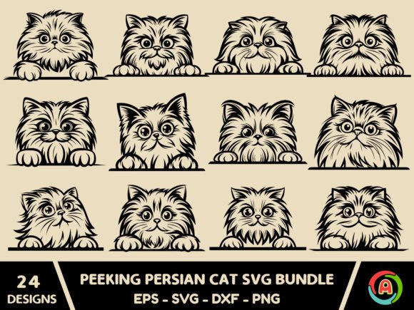 Peeking Persian Cat SVG Bundle Review